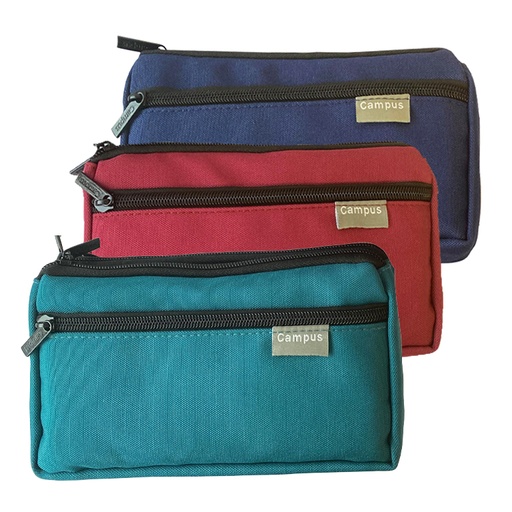 [685596] PORTATODO TRIANGULAR 3 CREMALLERAS GRANDE