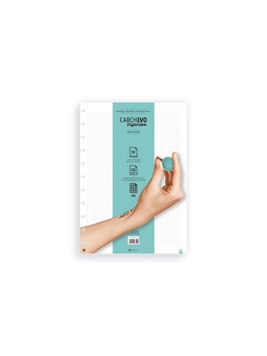 [032680] RECAMBIO A4 50H CUADRICULA INGENIOX