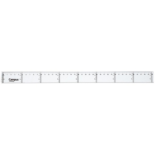 [600042] REGLA PLASTICO 40 CM MAKRO PA.