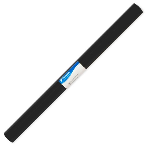 [649714] ROLLO PAPEL ADHESIVO NEGRO 0.50X3