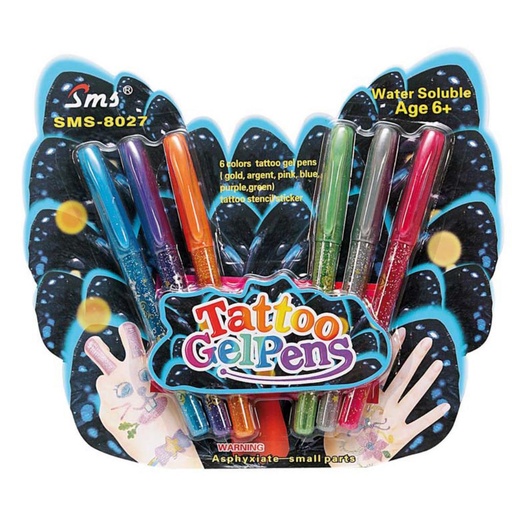 [630393] ROTULADOR C/6 TATTOO