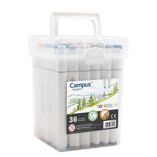 [081267] ROTULADOR CAMPUS TOPICOLOR 36COL