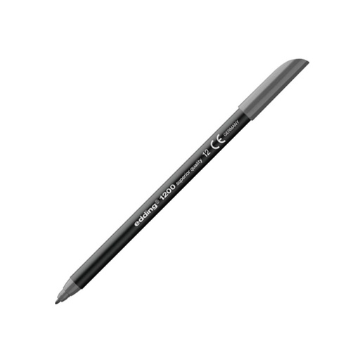 [119376] ROTULADOR PUNTA FIBRA EDDING 1200 GRIS