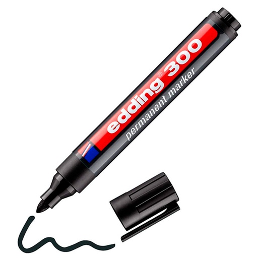 [120110] ROTULADOR EDDING 300 NEGRO