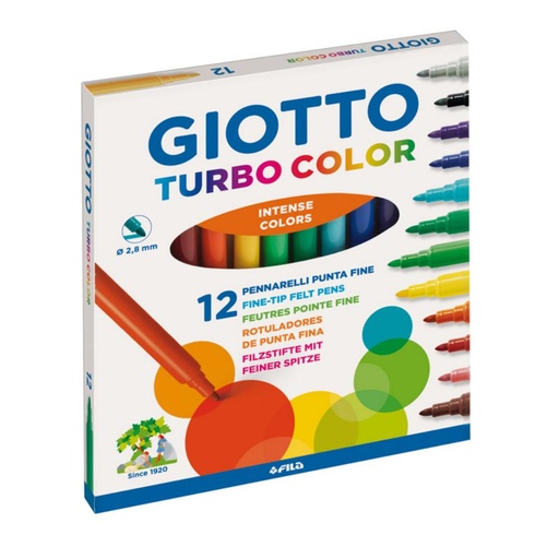 [630270] ROTULADOR GIOTTO TURBOCOLOR 12 COL