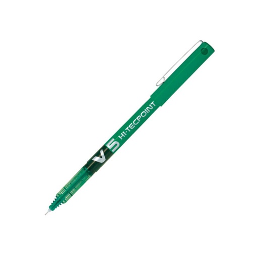 [080183] BOLÍGRAFO TINTA LÍQUIDA PILOT V5 VERDE