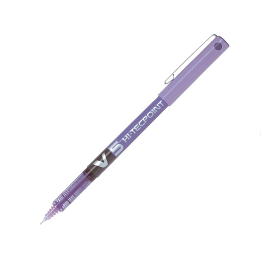 [080186] BOLIGRAFO TINTA LIQUIDA PILOT V5 VIOLETA
