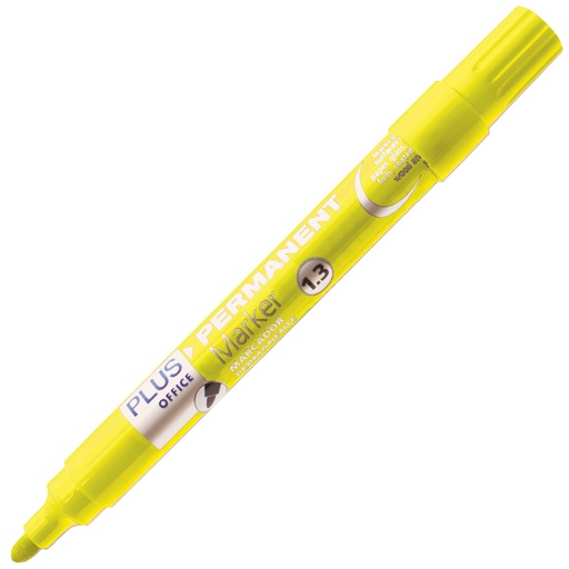 [081383] ROTULADOR PLUS MARKER 1.3 AMARILLO