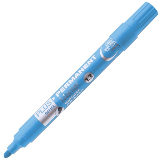 [081272] ROTULADOR PLUS MARKER 1.3 CELESTE