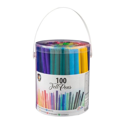[862543] ROTULADOR RMS BOTE 100 COLORES