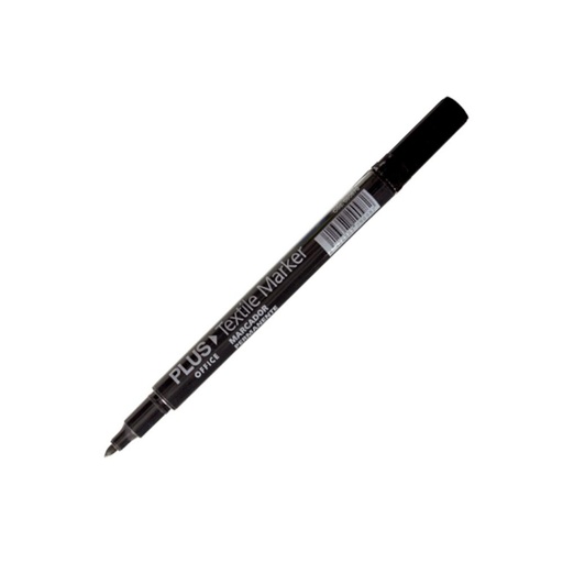 [080870] ROTULADOR ESPECIAL PLUS OFFICE MARCADOR TEXTIL NEGRO BLISTER 1 UD.