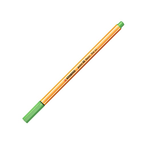 [119042] ROTULADOR STABILO POINT 88 FLUOR VERDE