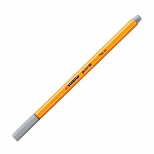 [118692] ROTULADOR PUNTA FIBRA STABILO POINT-88 GRIS MEDIO