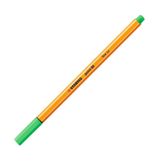 [118680] ROTULADOR PUNTA FIBRA STABILO POINT-88 ESMERALDA