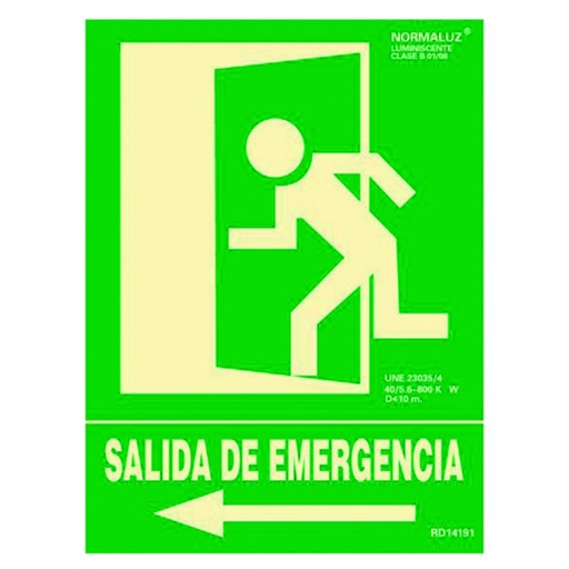 [069232] SALIDA EMERGENCIA DC.ARCH.2000