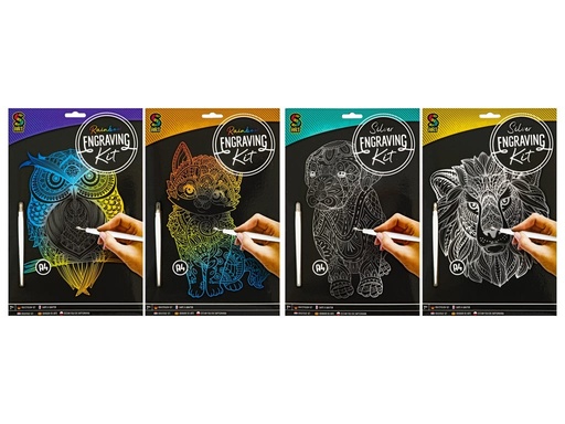 [880472] SCRATCH ART KIT A4 220001
