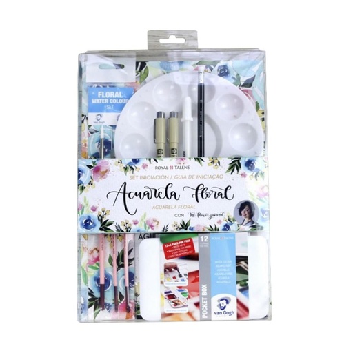 [649099] SET ACUARELA FLORAL ES-PT