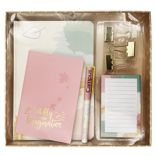 [003271] SET ESCRITO CAMPUS PASTEL 7 UD