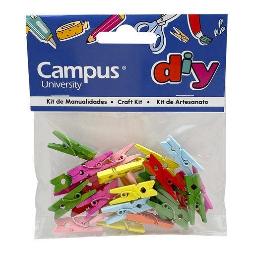 [630965] SET MANUALIDADES CAMPUS PINZA COL PEQ