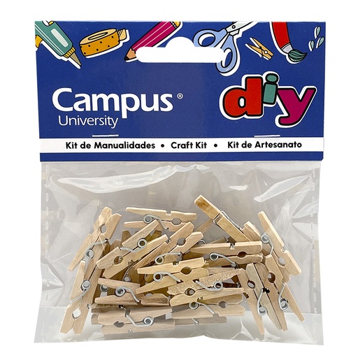 [630966] SET MANUALIDADES CAMPUS PINZA NAT PEQ