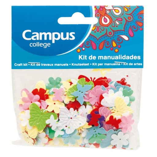 [630836] CAMPUS CONFETTI MIX MARIPOSAS Y FLORES