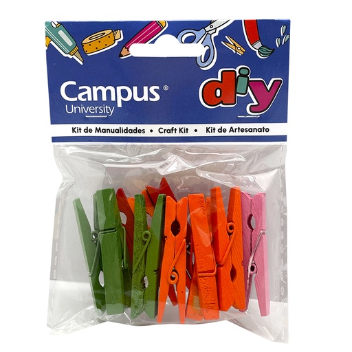 [630968] SET MANUALIDADES CAMPUS PINZA GR 10U