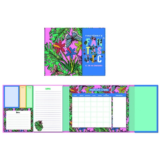 [003272] SET ORGANIZADOR SEMANAL FANTAS