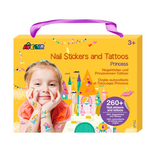 [721595] SET PEGATINAS UÑAS Y TATUAJES AVENIR