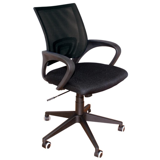 [260161] SILLA OFICINA MESH BASIC C/B N