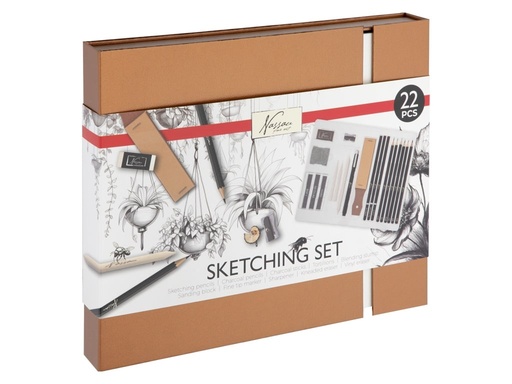 [926849] SKETCHING ART SET 22 PCS AR0987/GE