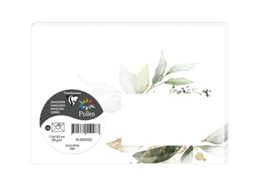 [033210] SOBRE POLLEN 114X162 55035C 20UD