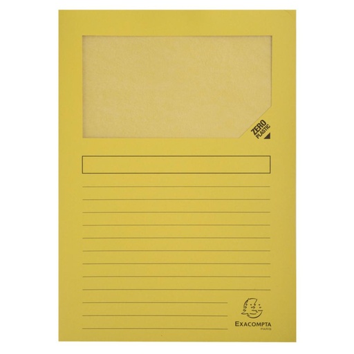 [180821] SUBCARPETA EXAC.VENTANA AMARILLO 25UD