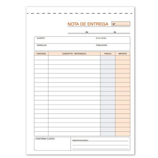 [001401] TALONARIOS ENTREGAS DUPL.T-91