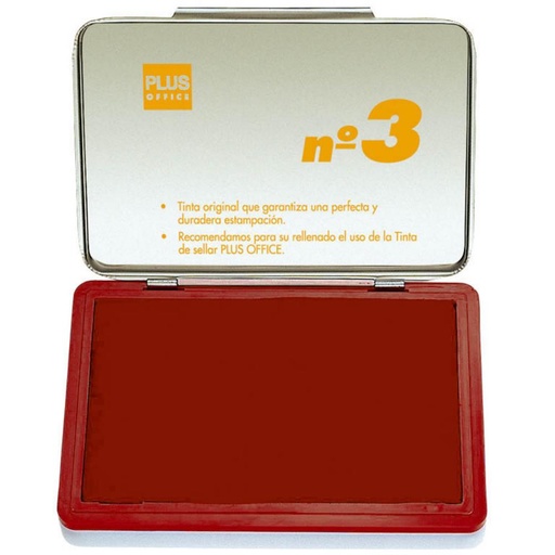[040152] TAMPON MAKRO P.Nº 3 ROJO PEQUEÑO