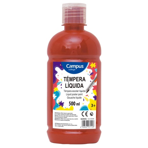 [630389] TEMPERA 500gr.LIQ. MARRON