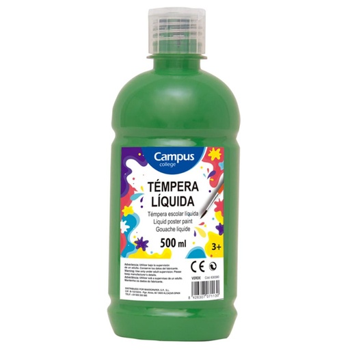 [630390] TEMPERA 500gr.LIQ. VERDE