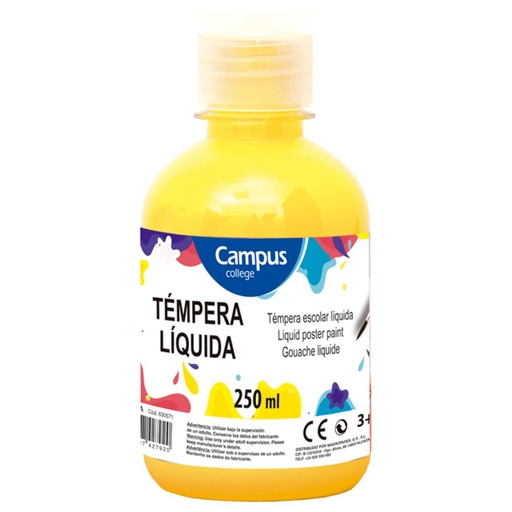 [630565] TEMPERA CAMPUS 250/GR AMARILLO