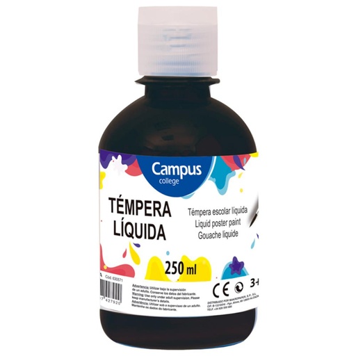 [630572] TEMPERA CAMPUS 250/GR NEGRO