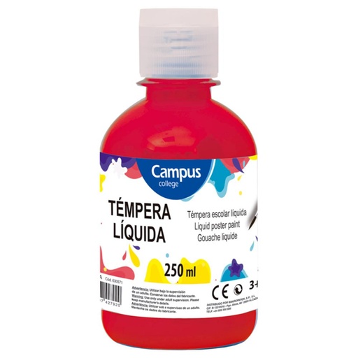 [630573] TEMPERA CAMPUS 250/GR ROJO