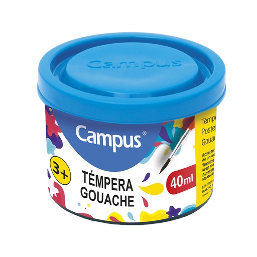 [630548] TEMPERA CAMPUS 40ML AZUL CYAN