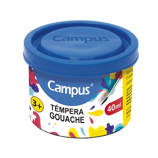 [630382] TEMPERA CAMPUS 40ML AZUL MARINO