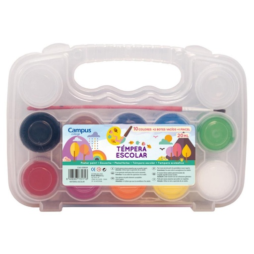 [630634] TEMPERA CAMPUS MALETIN 10COL