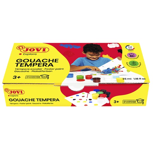 [630079] TEMPERA JOVI 40CC 7 COL. SURTIDOS