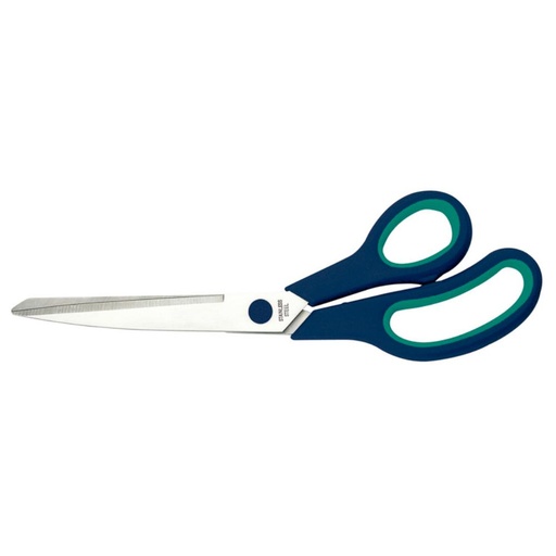 [040355] TIJERA OFICINA PLUS OFFICE LUXE INOX 250 MM AZUL/ACERO