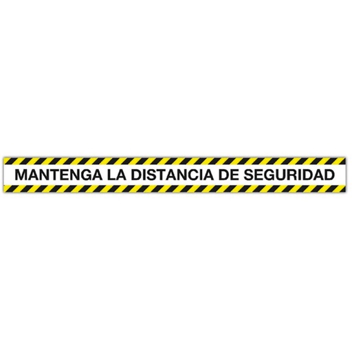 [749942] TIRA ADHE. MANTENGA DISTANCIA