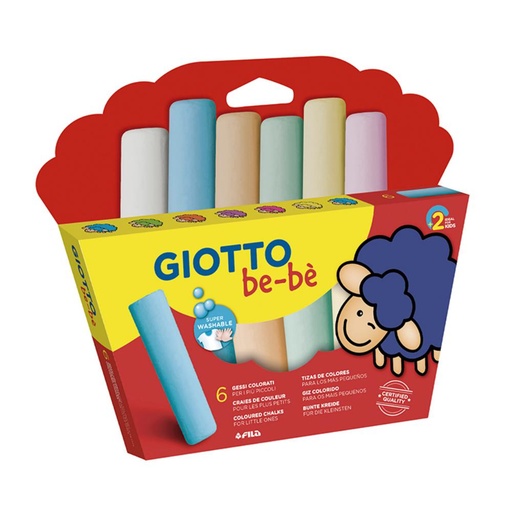 [862347] TIZAS GIOTTO BE-BE TIZA C/6UDS