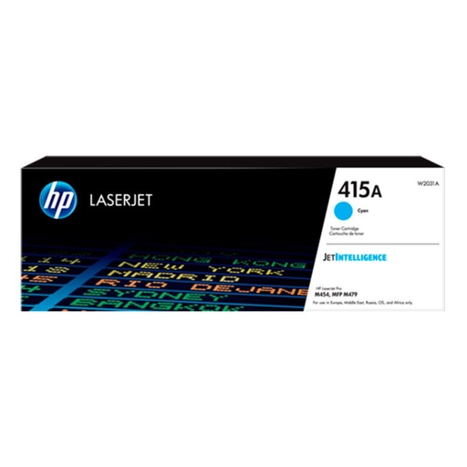 [165190] TONER HP 415A W2031A CYAN