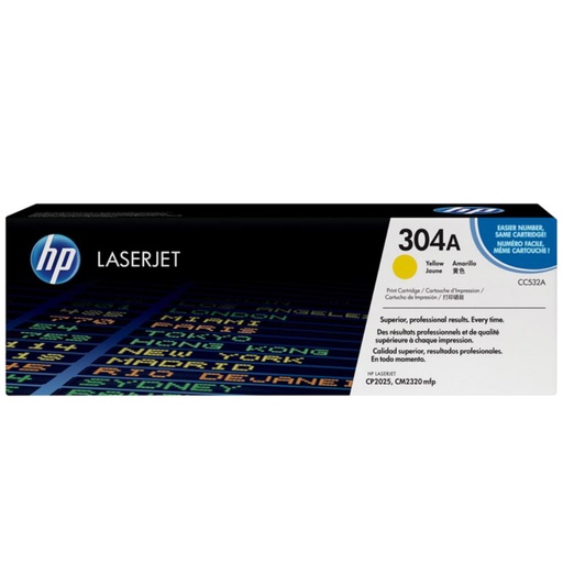[167341] TONER HP CC532A AMARILLO