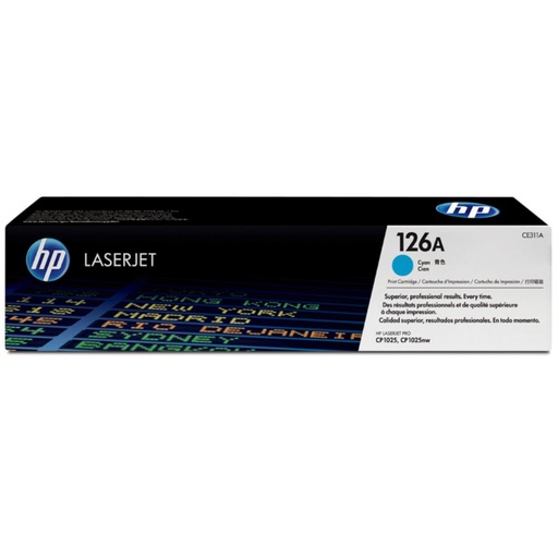 [167153] TONER HP CE311A CYAN Nº126A
