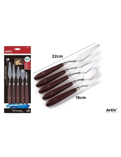 [972137] ESPATULAS DE PINTURA SET Nº12345